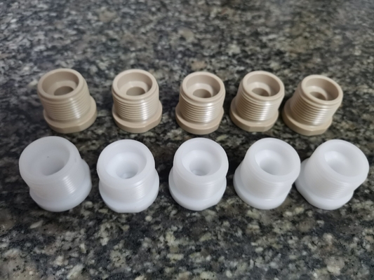ชิ้นส่วนพลาสติกกลึงความแม่นยำ PTFE , ชิ้นส่วนพลาสติกวิศวกรรม Delrin